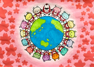 「Brave Blossoms with earth」