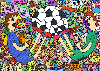 みんなでたのしくサッカーしよう